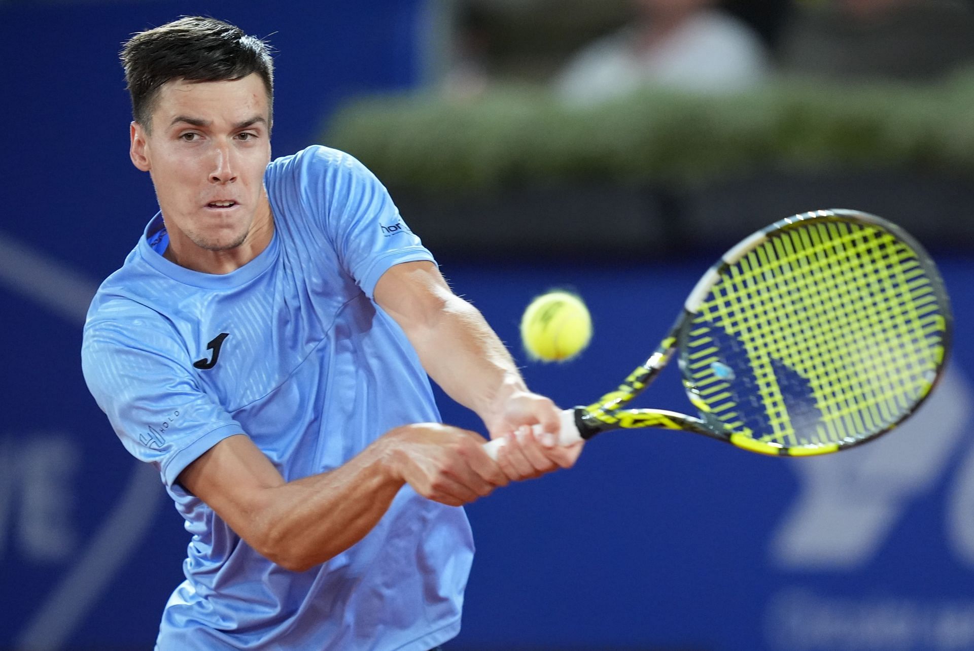 Fabian Marozsan at the Hamburg Open 2024. (Photo: Getty)