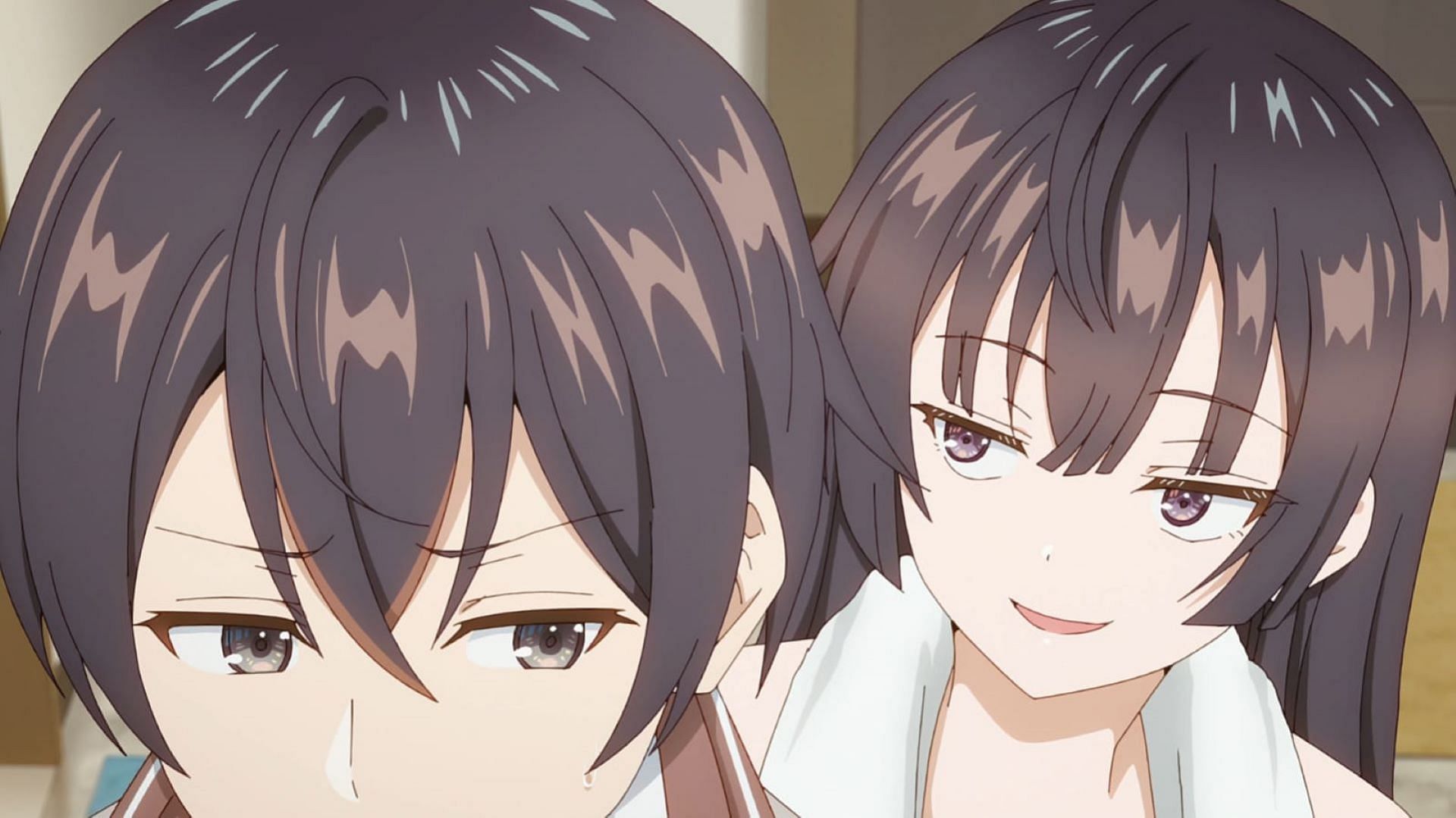 Yuki and Masachika in Alya Sometimes Hides Her Feelings in Russian Episode 5 (Image via Doga Kobo)