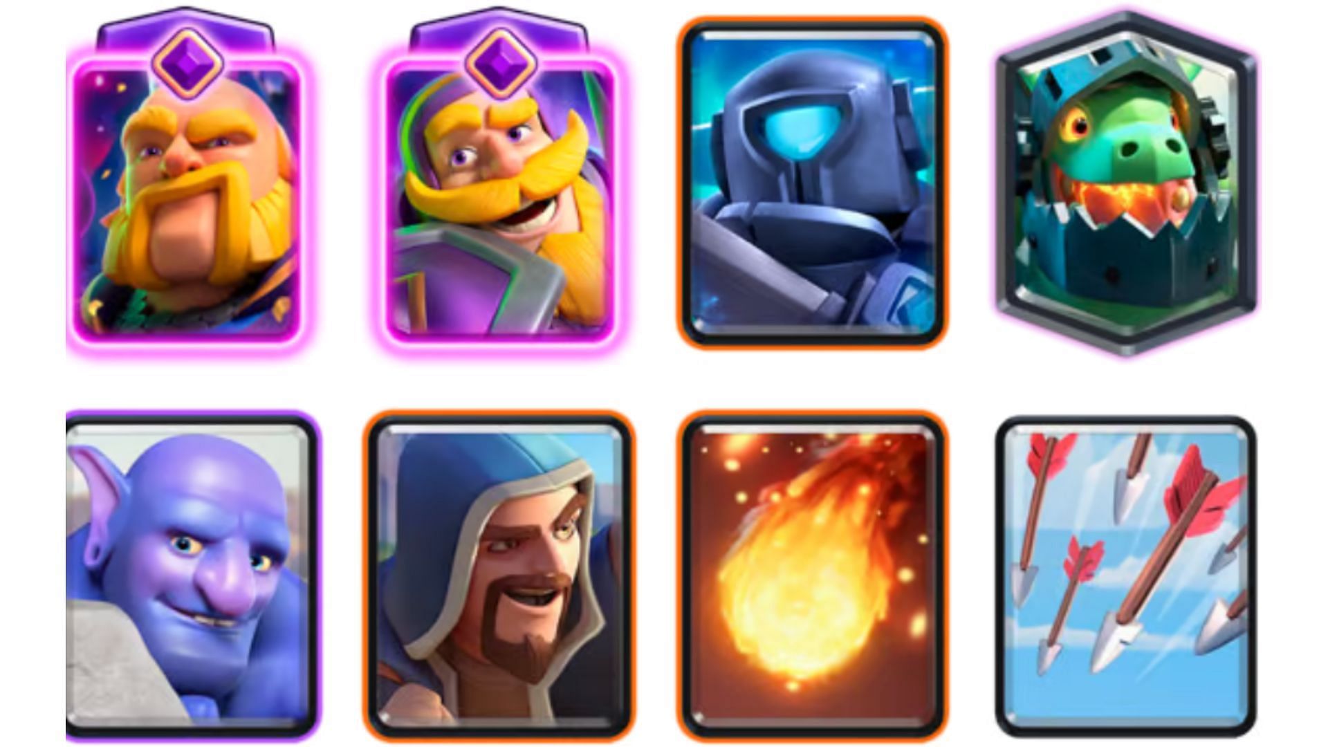 Wiz Bowler ID deck in Clash Royale (Image via Supercell)