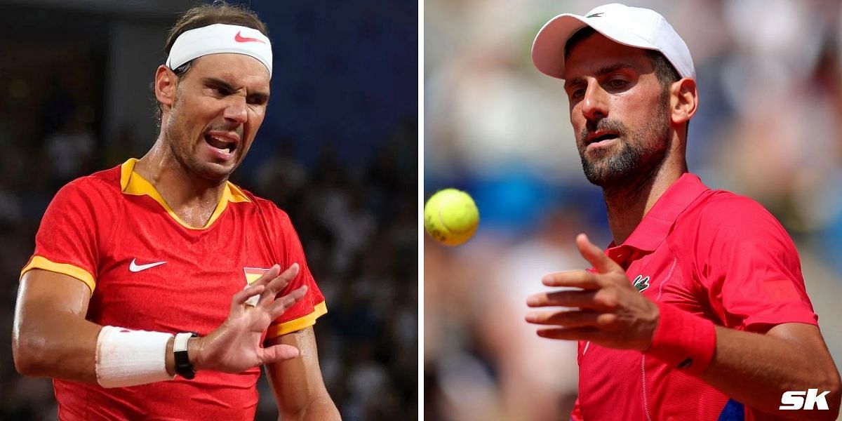 Rafael Nadal (L) and Novak Djokovic (Images: Getty)