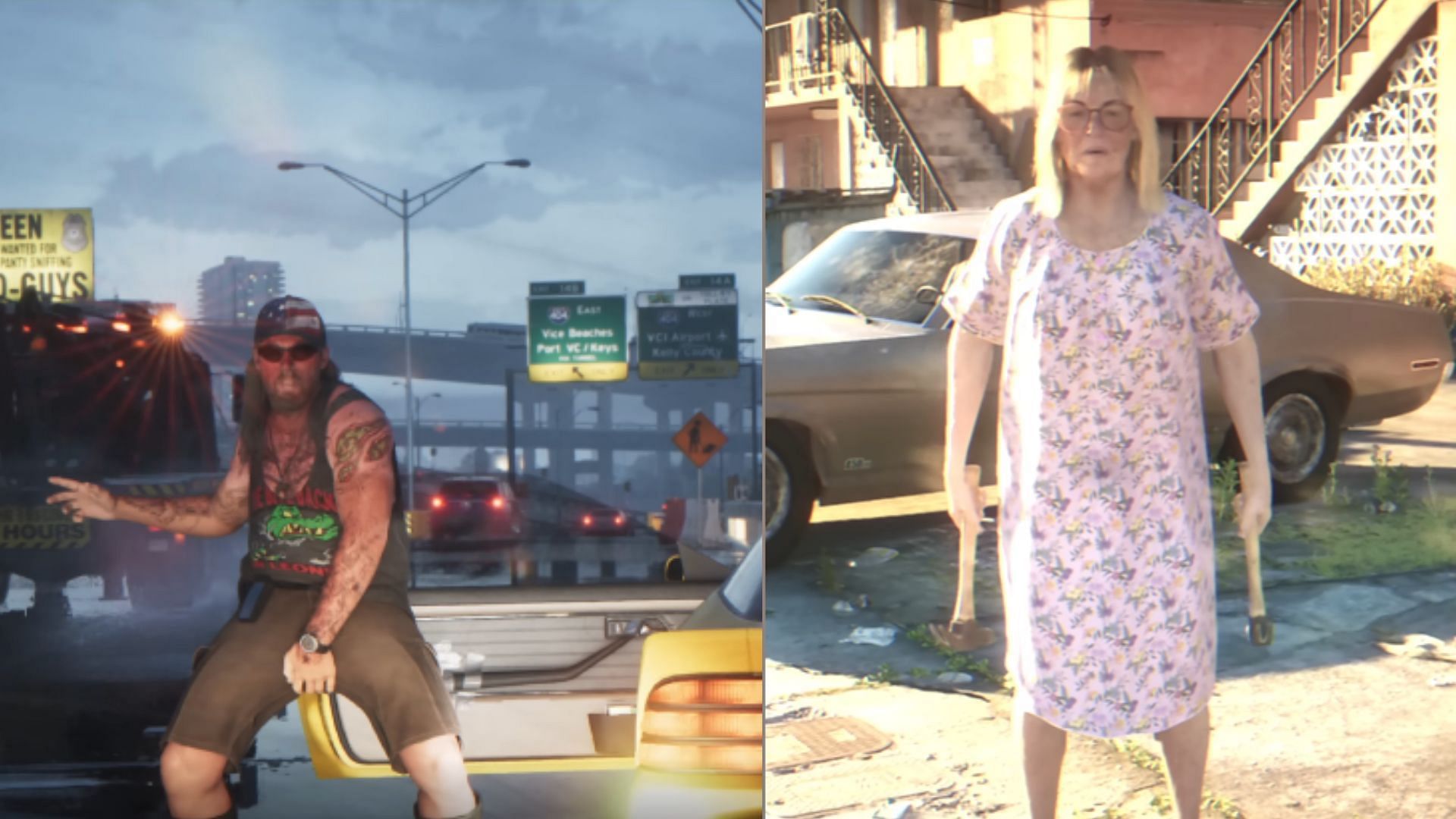 Two social media parodies in Grand Theft Auto 6 (Image via Rockstar Games)