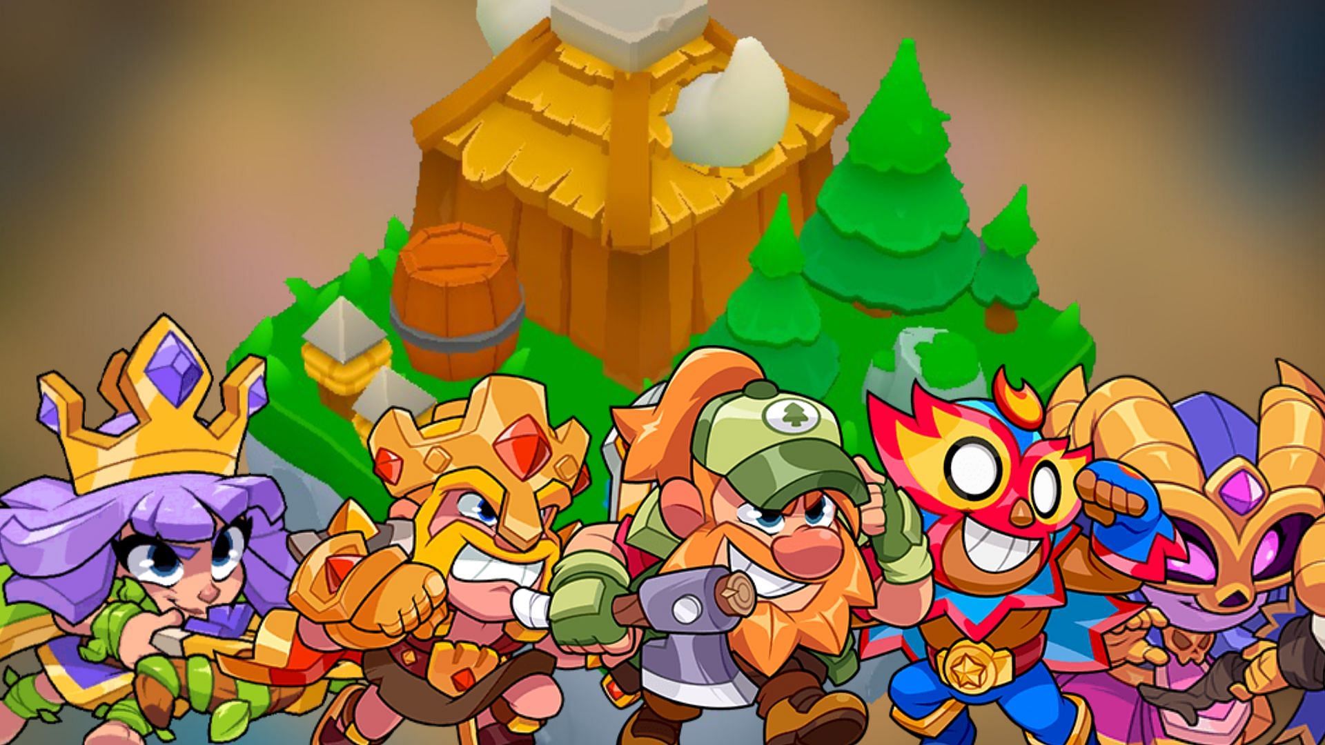 Best Green World characters in Squad Busters (Image via SuperCell)