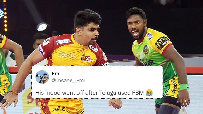 “His mood went off when Titans used FBM” - Fans unhappy with Telugu Titans using FBM for Pawan Sehrawat in Pro Kabaddi 2024 Auction