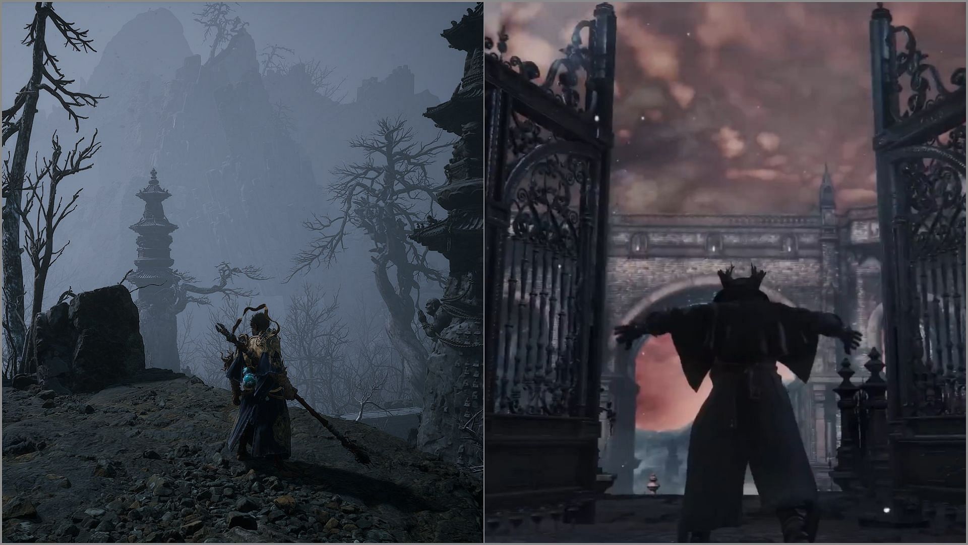 Bloodborne and Black Myth Wukong are often compared. (Image via Game Science/ FromSoftware)