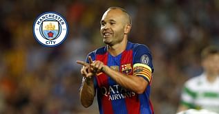 Barcelona legend Andres Iniesta sends message to Manchester City star as latter wins PFA PL Player of the Year award