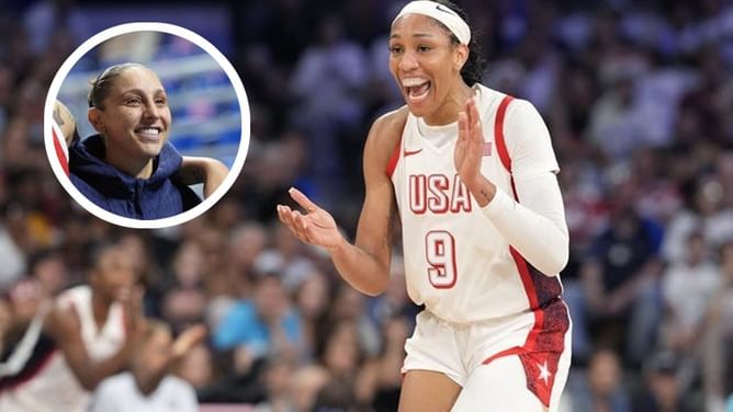 In Photos: A'ja Wilson, Breanna Stewart and Diana Taurasi enjoy liquid lunch before watching 3x3 team