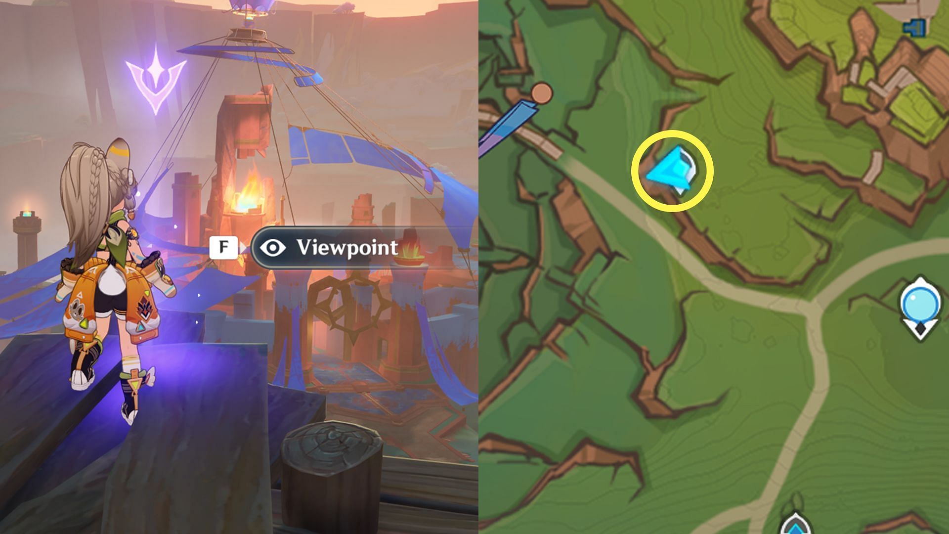 Location of Viewpoint #6 (Image via HoYoverse)