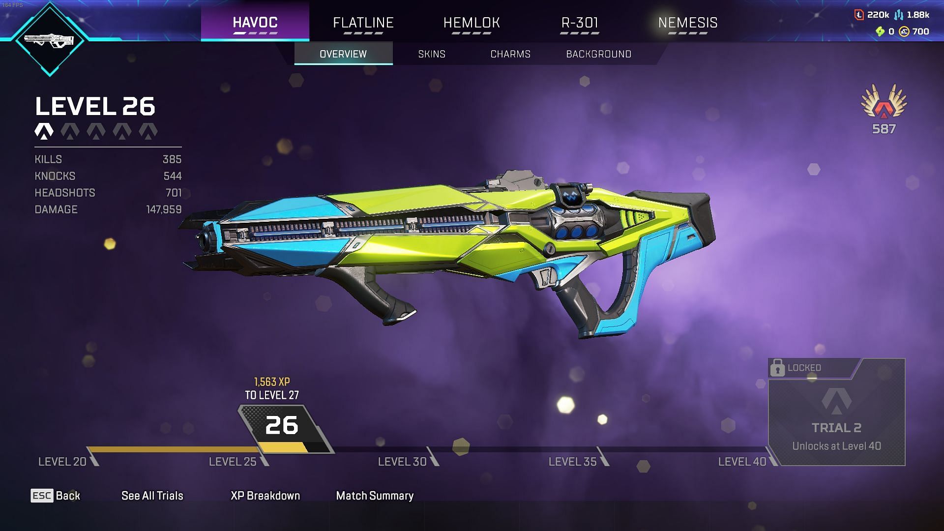 Havoc rifle in Apex Legends (Image via EA)