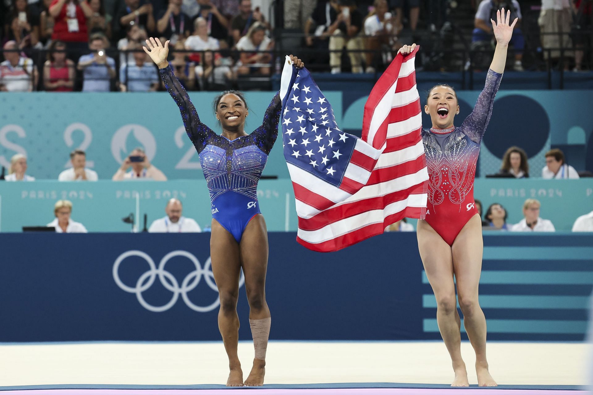 Simone Biles and Suni Lee (Image Source: Getty)