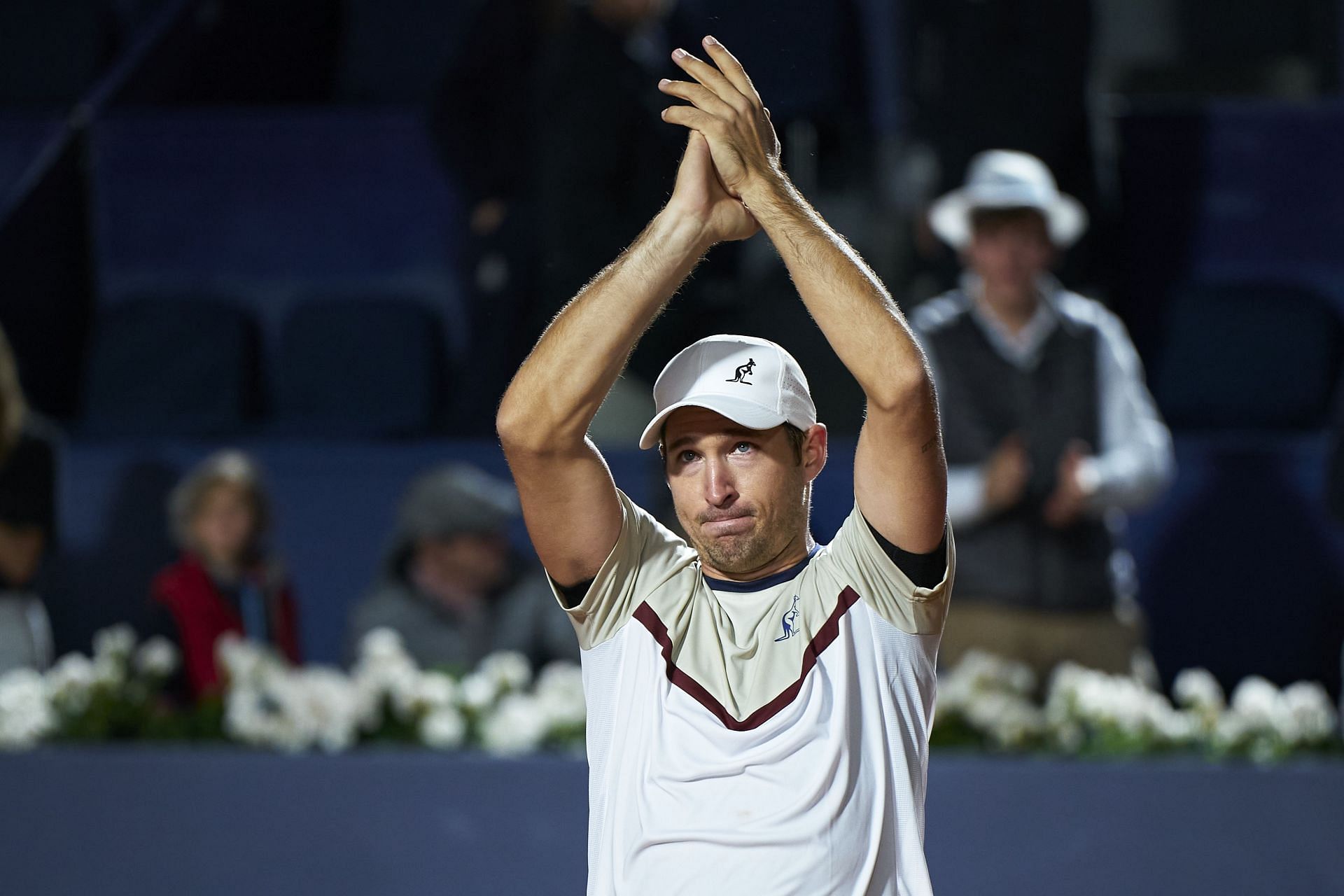 Dusan Lajovic at the Barcelona Open 2024. (Photo: Getty)