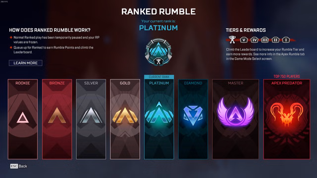Apex Legends players getting deranked by Ranked Rumble placement 