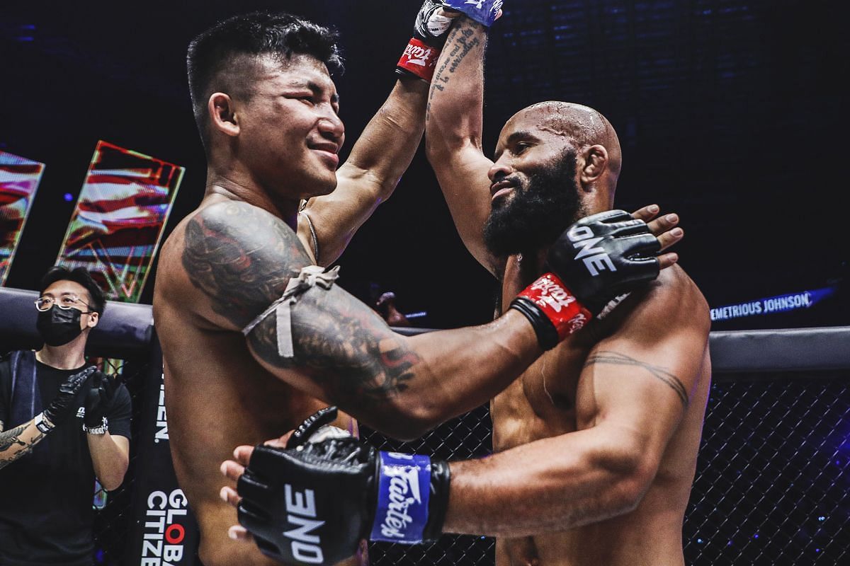 Rodtang Jitmuangon and Demetrious Johnson | Image credit: ONE Championship