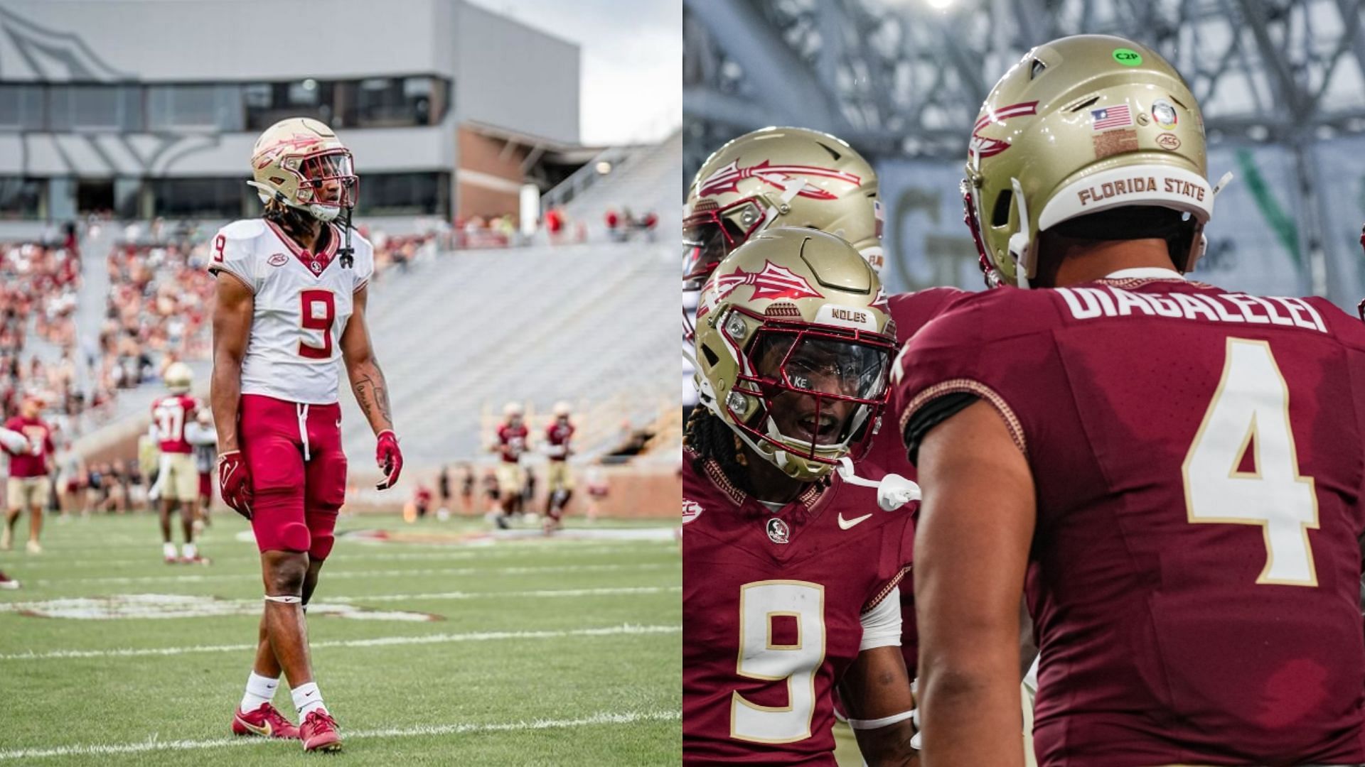 Image Credit: @9ine.lt/Instagram, @fsufootball/Instagram