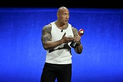 Dwayne 'The Rock' Johnson indulges in a massive cheat meal: "Laying around on my fat ass like Jabba the Hut"