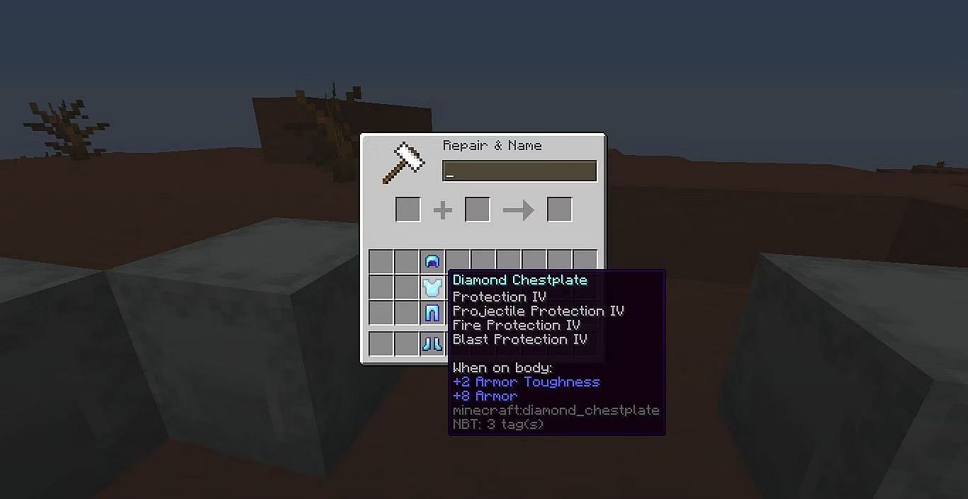 The highest level of protection in Minecraft is IV (Image via Mojang Studios)