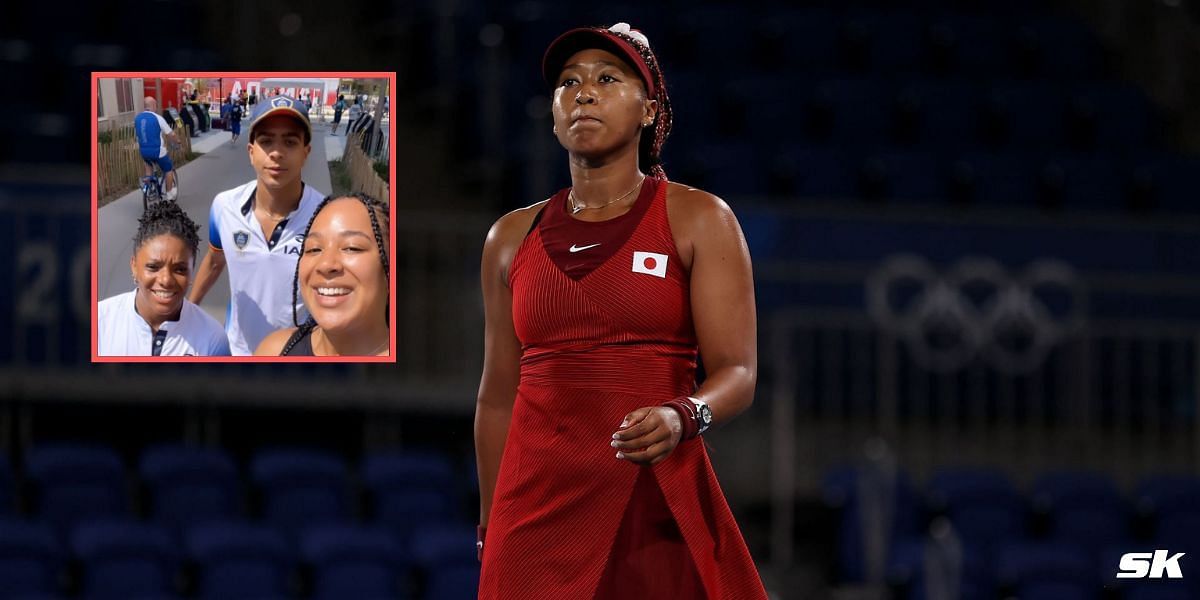 Naomi Osaka, Inset: Haitian athletes (Source: Getty, Instagram/ Naomy Grand