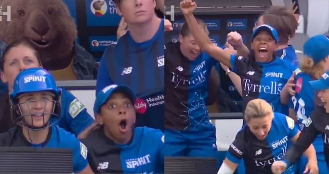 [Watch] Incredible scenes witnessed in London Spirit dugout as Deepti Sharma hit title-clinching 6 in the Hundred Women’s final