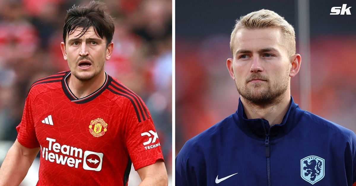 Tim Sherwood asked whether Matthijs de Ligt is better than Harry Maguire (Images - Getty)