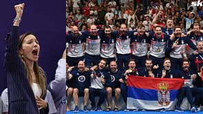 Novak Djokovic's wife Jelena ecstatic as Serbia win third straight Olympics gold medal in men's water polo at Paris 2024