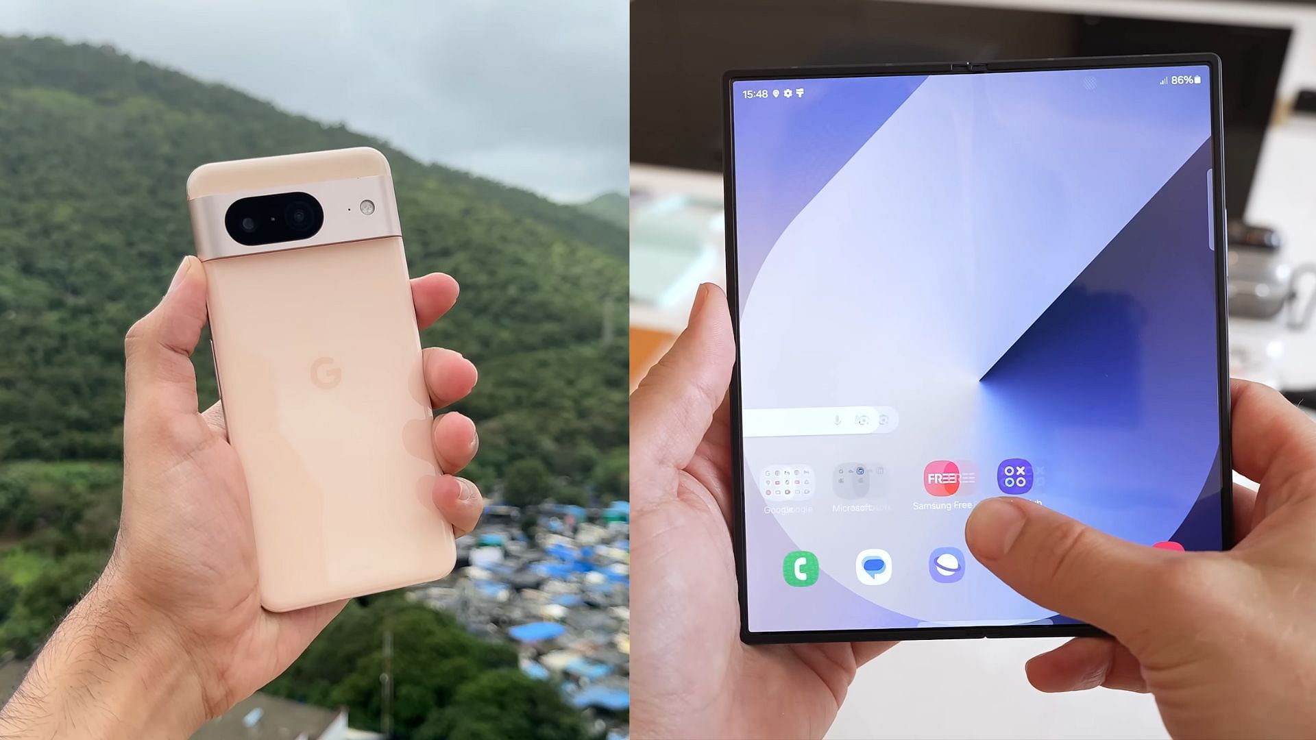 Galaxy Z Fold 6 vs Pixel 8