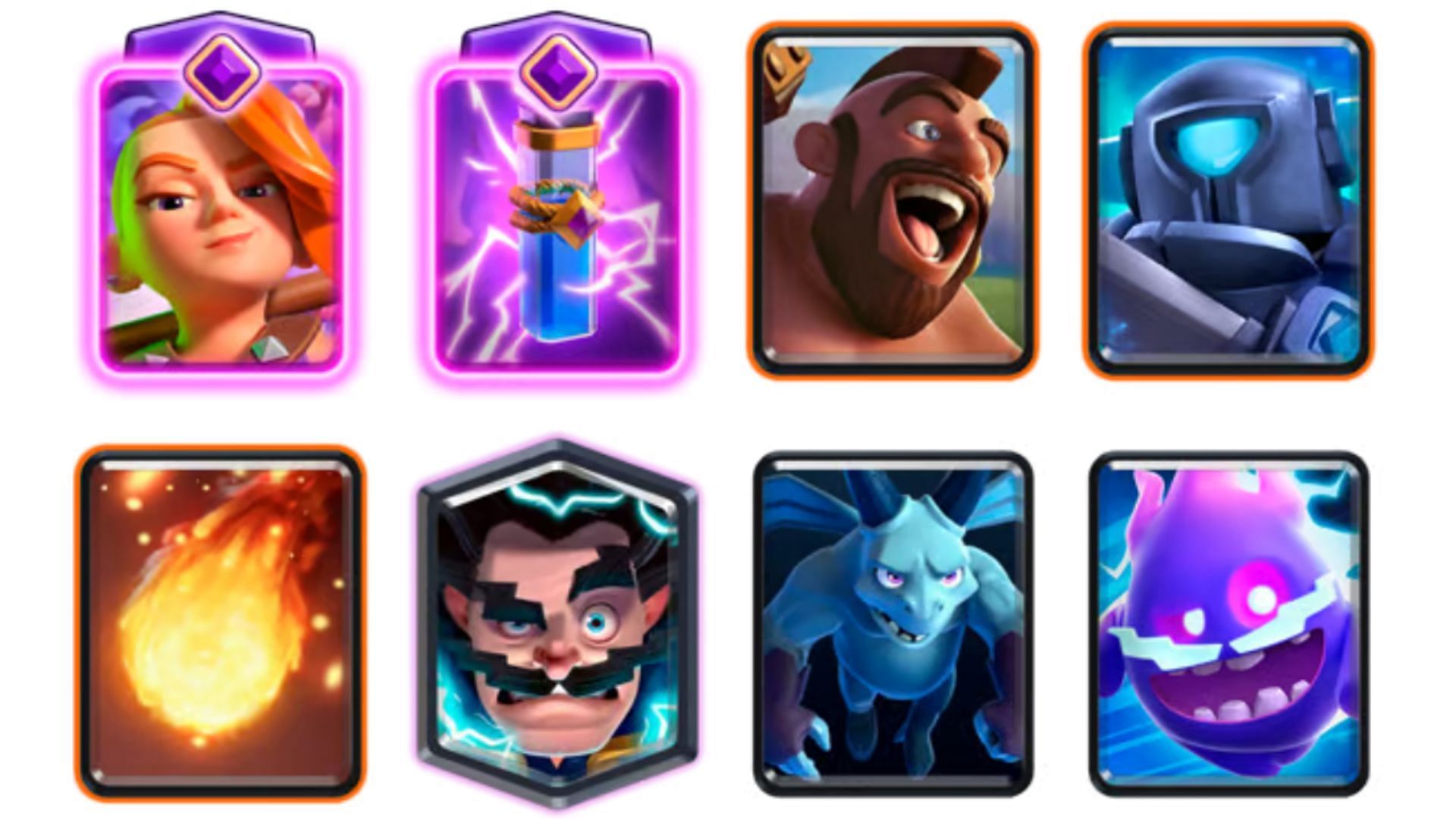 The Hog EWiz deck in Clash Royale (Image via SuperCell)