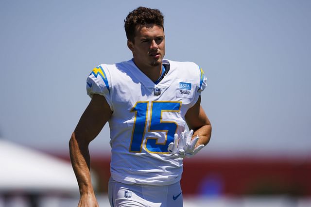 A photograph of Ladd Mcconkey, rookie WR for the Los Angeles Chargers.