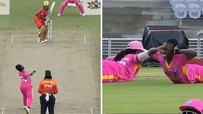 विकेट का अनोखा जश्न...पहले जमीन पर लेटकर किया सेलिब्रेट, फिर दिखाए डांस मूव्स; देखें वीडियो