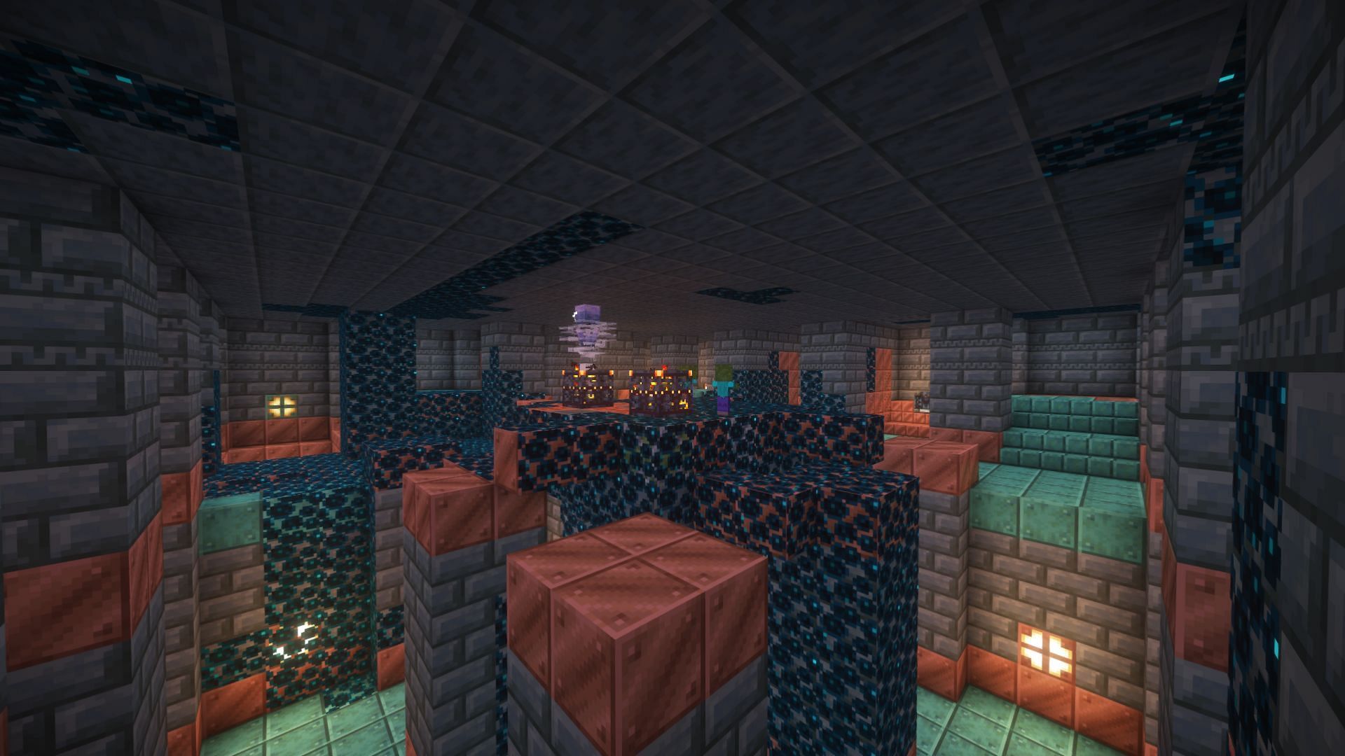 Trial chambers with shaders (Image via Mojang)