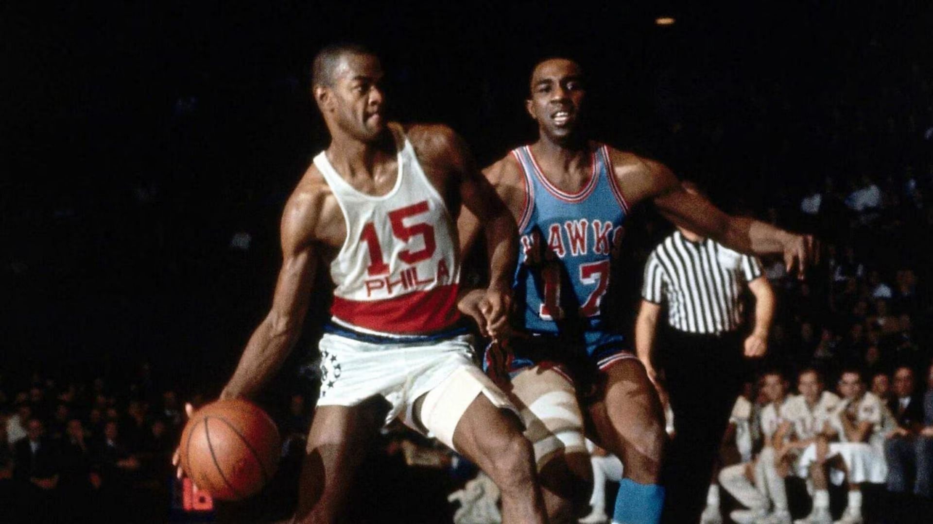 Hal Greer in 76ers jersey (Image via NBA)