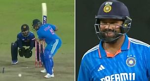 [Watch] Rohit Sharma hits a six to bring up 29-ball fifty in IND vs SL 2nd ODI