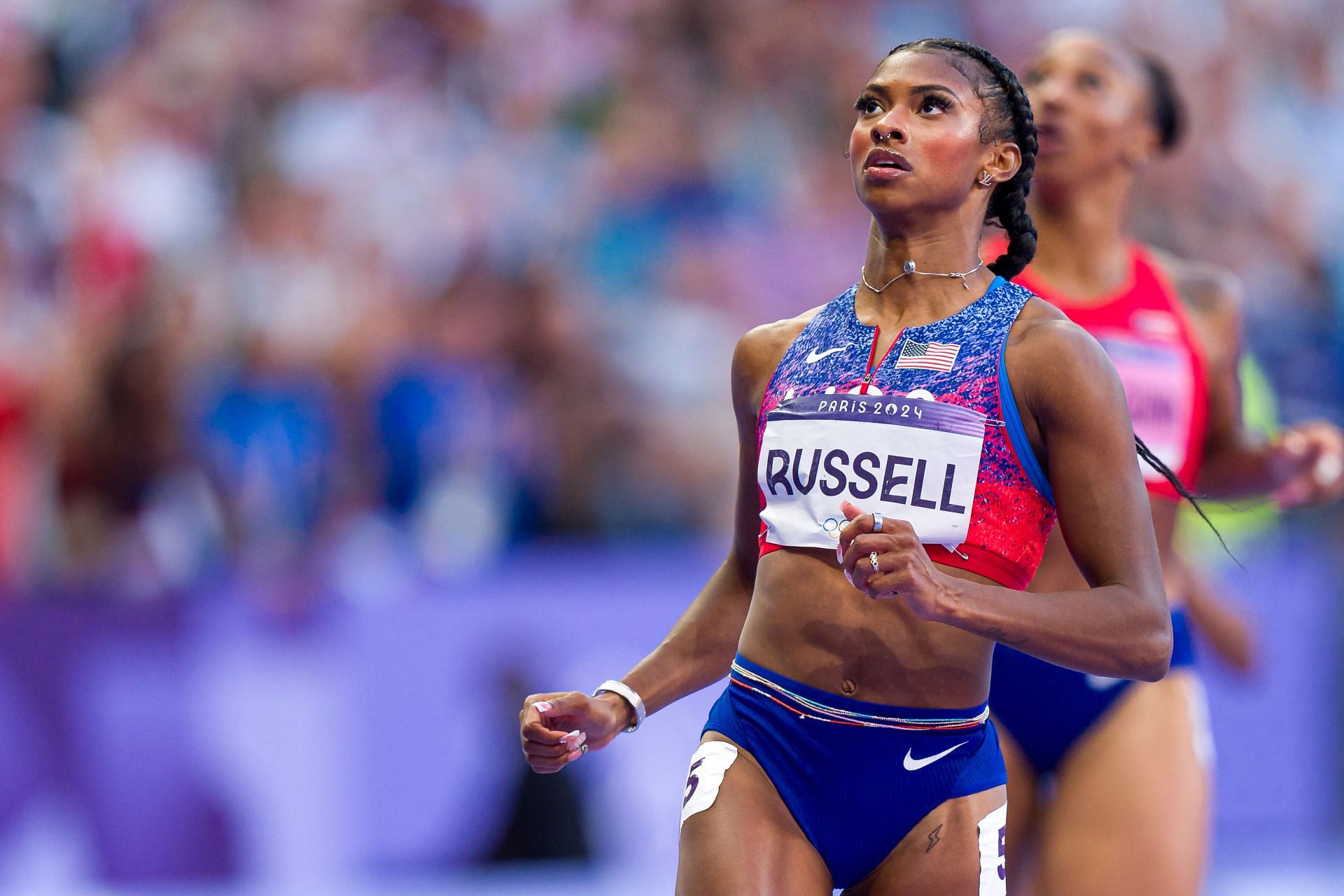 Masai Russell at the Olympic Games Paris 2024 - Source: Getty