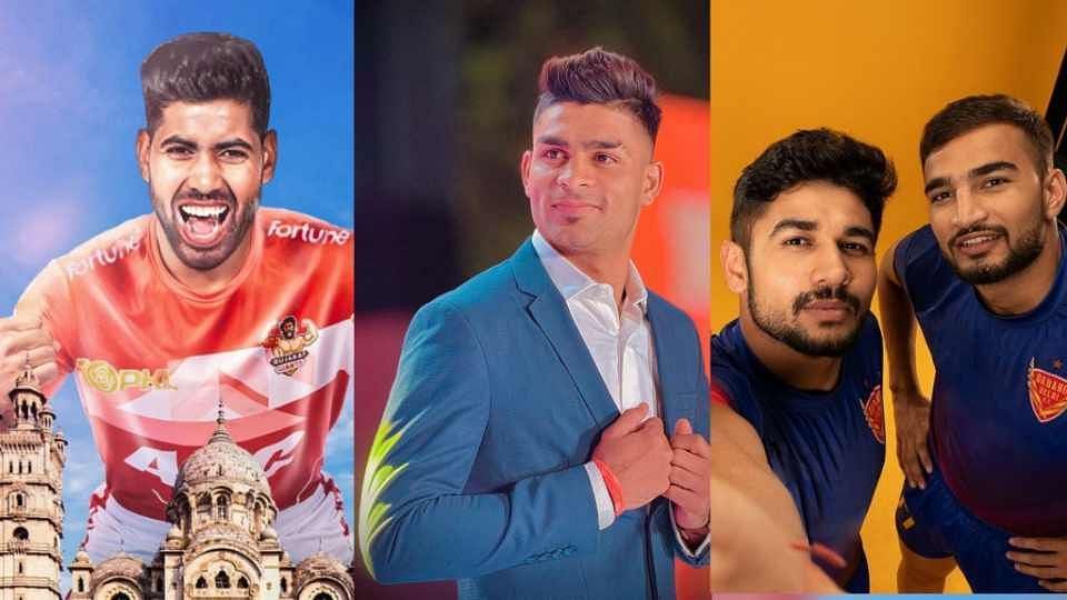 Who will be the captains in Pro Kabaddi 2024? (Image: Instagram/gujaratgiants/dabangdelhikc/aslaminamdar_official_333)