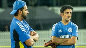 [Watch] Rohit Sharma shares a laugh with Gautam Gambhir ahead of India vs Sri Lanka first ODI