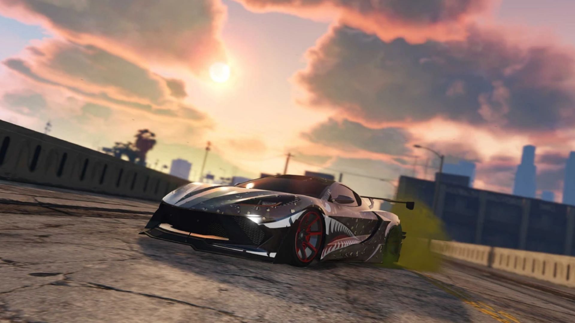 The Invetero Coquette D10 in its prime in Grand Theft Auto Online (Image via Rockstar Games)