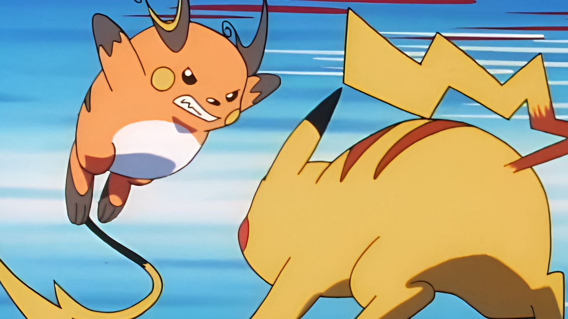 Pikachu and Raichu from the Pokemon anime. (Image via TPC)