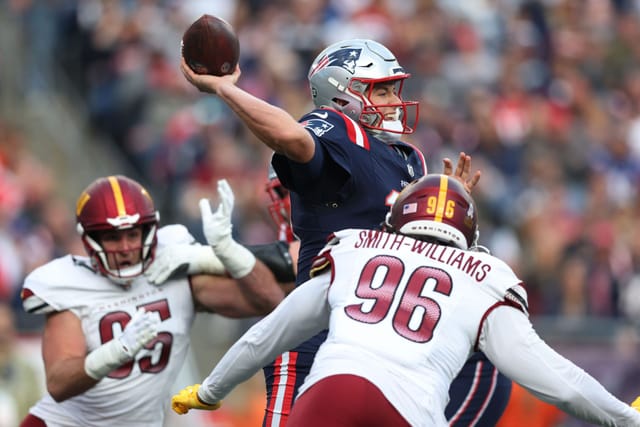 New England Patriots vs Washington Commanders score, stats and 