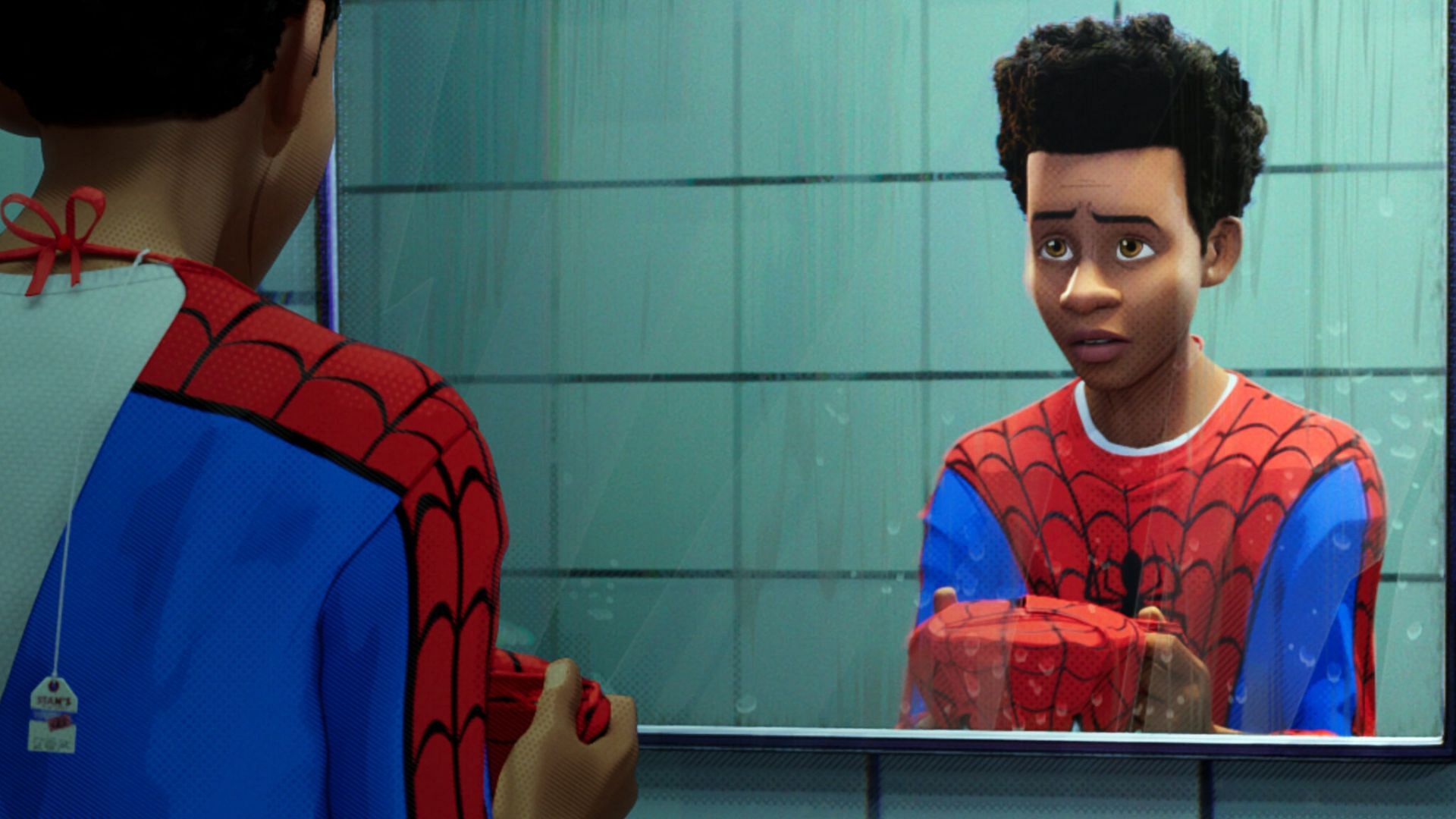 Still from Spider-Man: Into the Spiderverse (Image via Netflix)