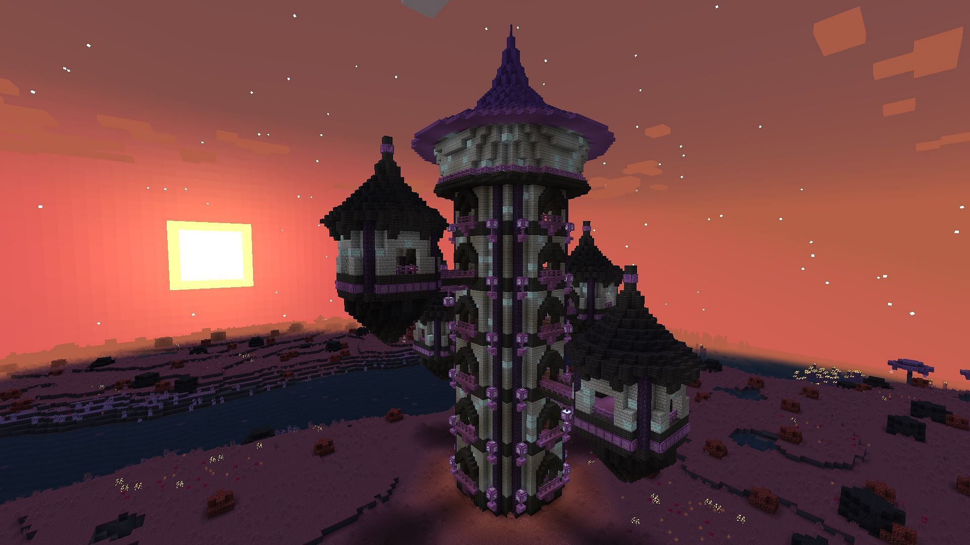 This Minecraft mod adds a total of two new dimensions, four dungeons, and even more mobs (Image via Mojang)