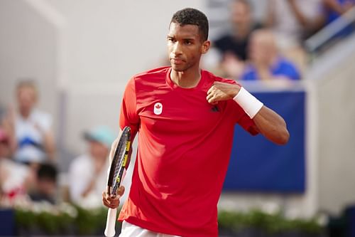 Felix Auger-Aliassime at the Paris Olympics 2024. (Photo: Getty)