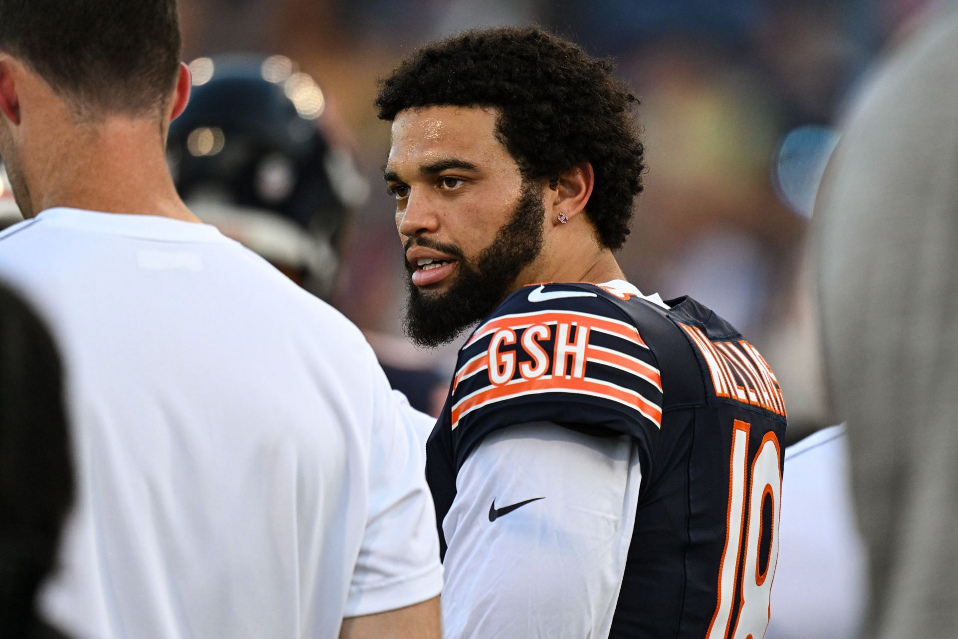 Caleb Williams during Bears vs Texans - Source: Getty