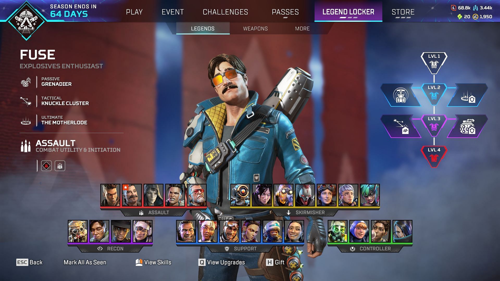 Fuse in Apex Legends (Image via EA)