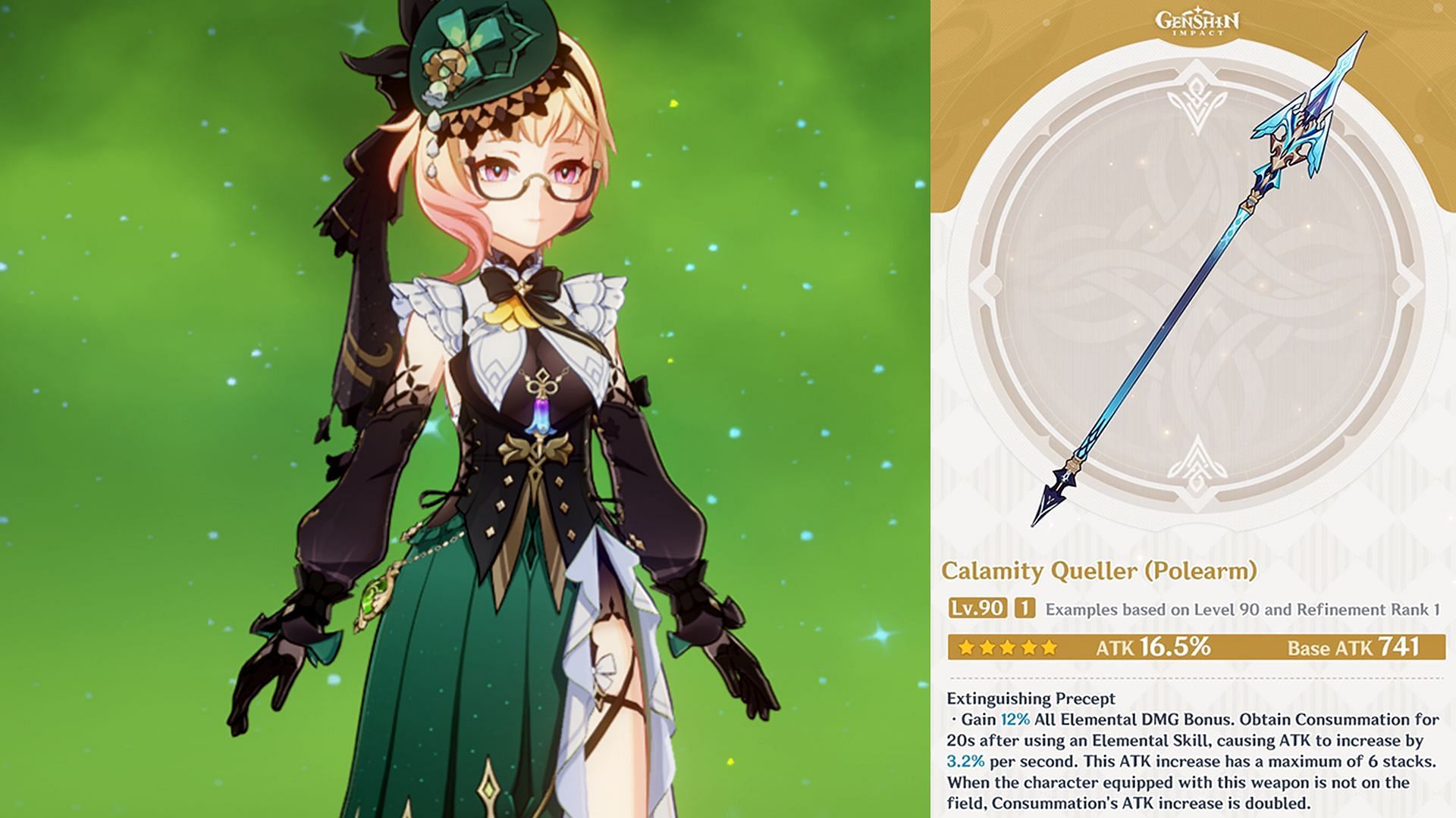 Calamity Queller is Emilie&#039;s second-best weapon (Image via HoYoverse)