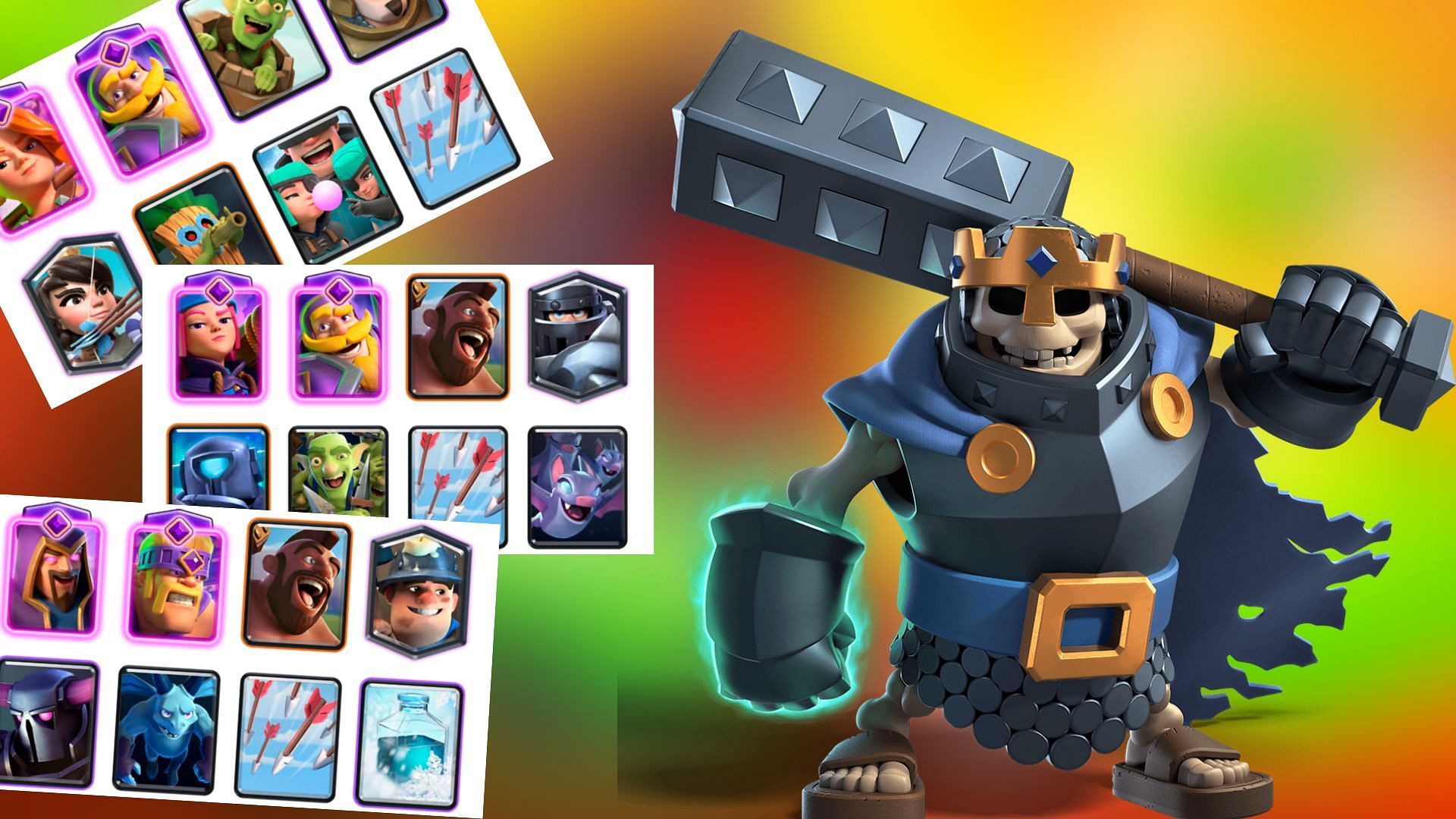 Best Clash Royale decks to counter Skeleton King (Image via SuperCell)