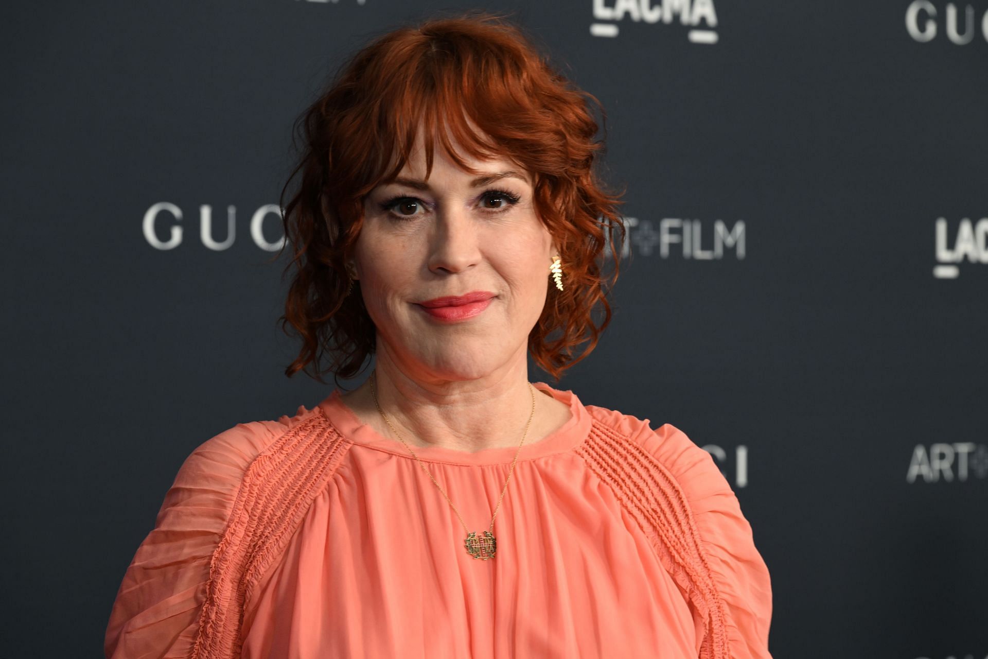 Molly Ringwald at the 2022 LACMA ART+FILM GALA Presented By Gucci - Red Carpet - Source: Getty