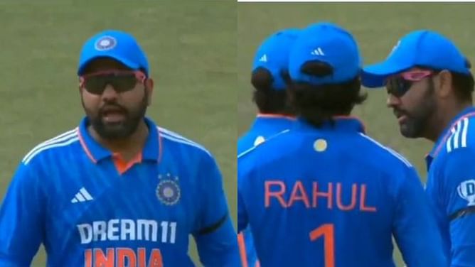 'IPL वाला रूल है क्या?'- रोहित शर्मा और केएल राहुल की मजेदार बातचीत स्टम्प माइक में पकड़ी गई; कमेंटेटर्स की भी छूटी हंसी