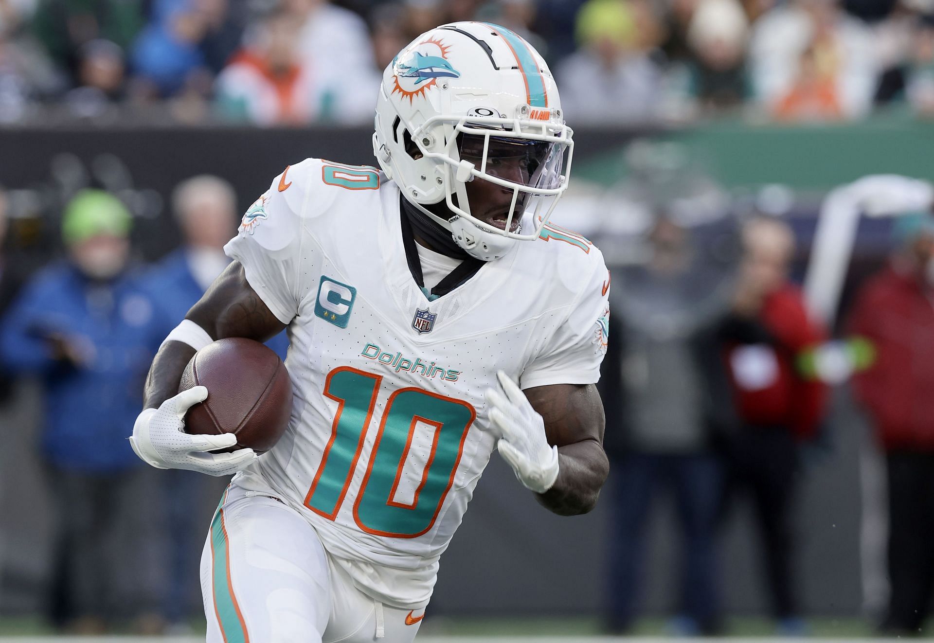 Tyreek Hill during Miami Dolphins v New York Jets - Source: Getty