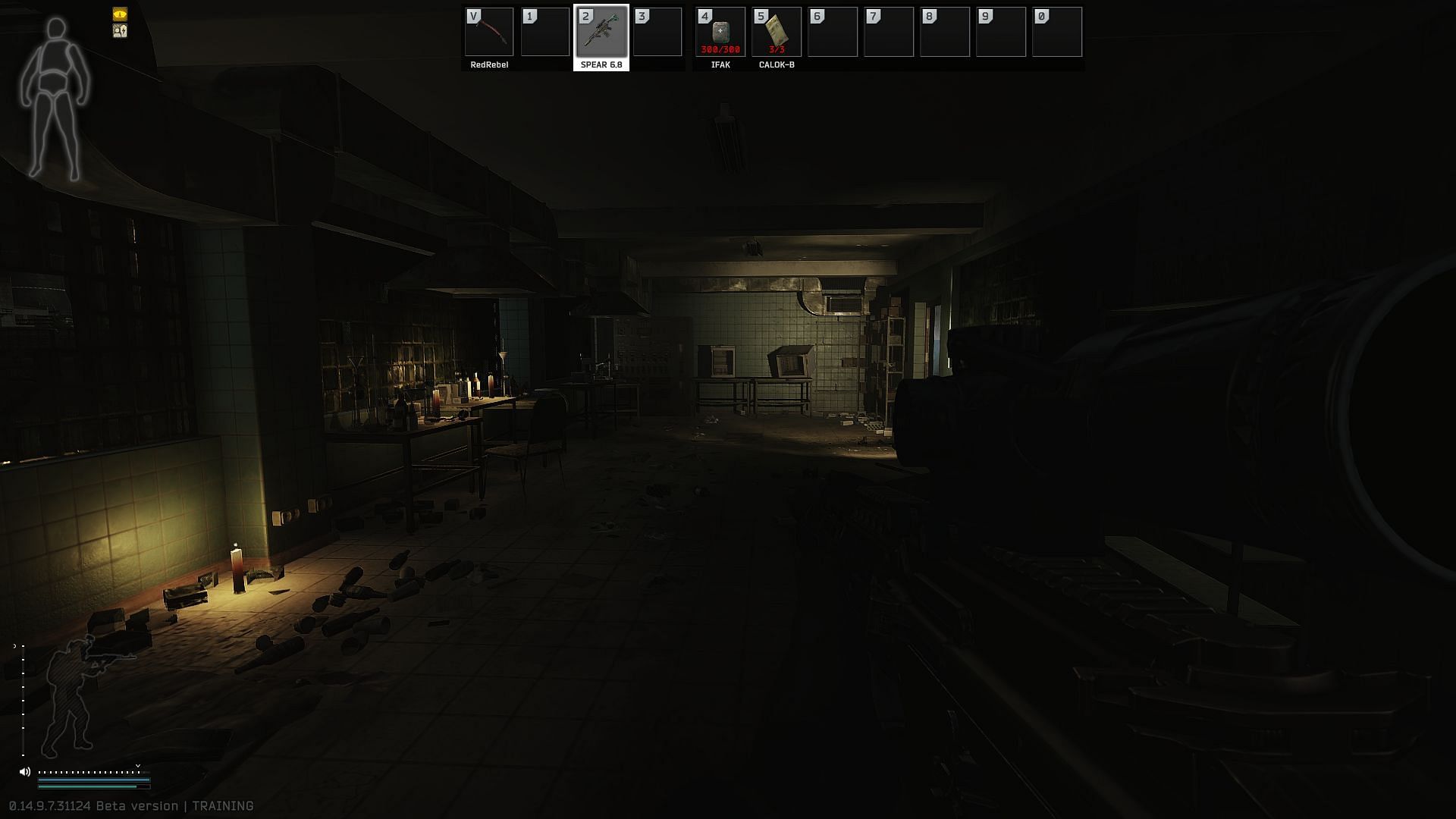 The second floor of the medical building in Customs (Image via Battlestate Games)