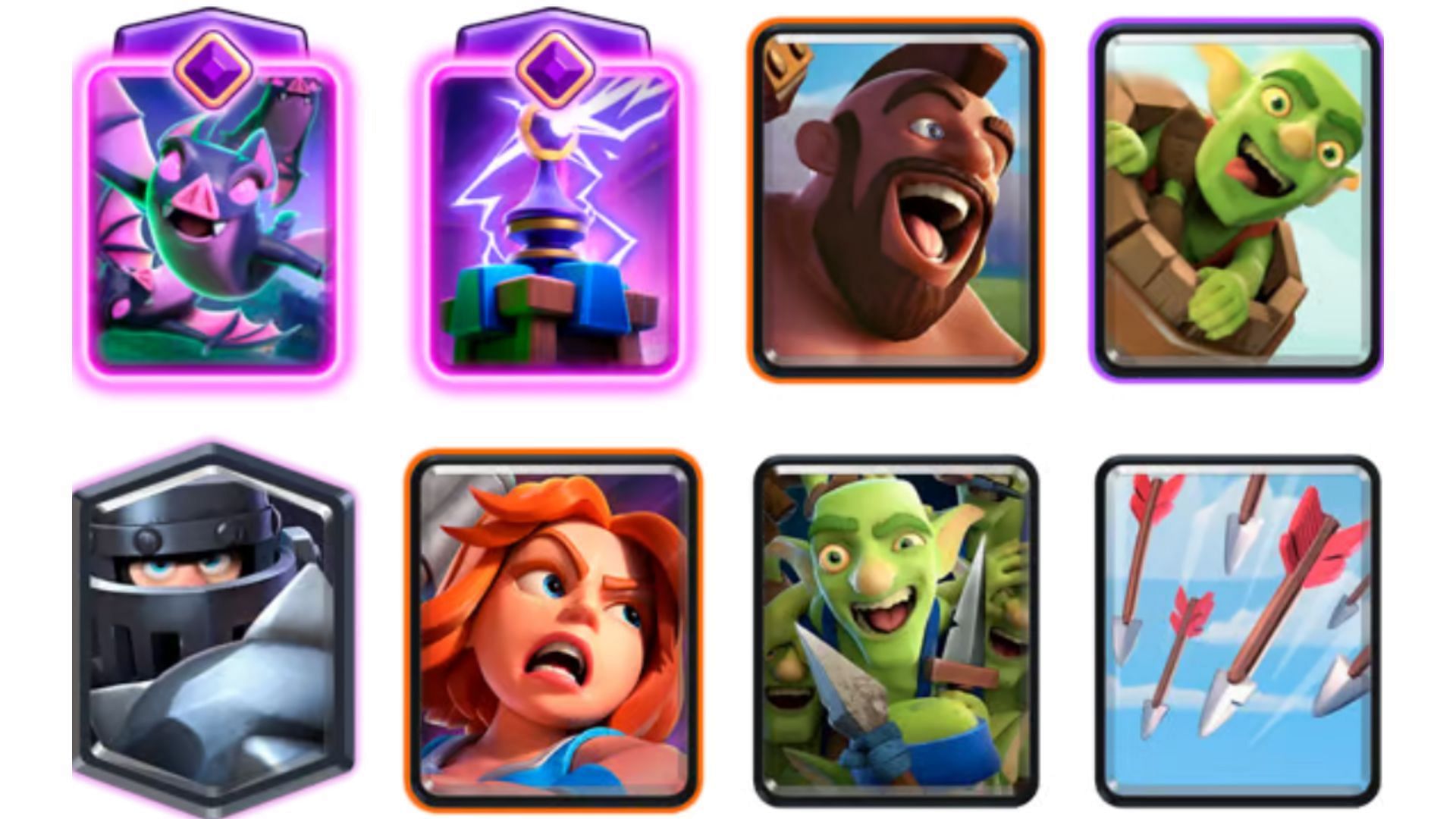 The Hog MK Valk deck in Clash Royale (Image via SuperCell)