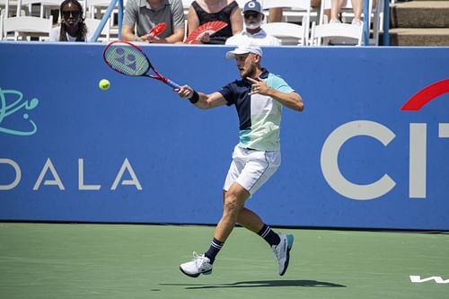 Denis Kudla at the Citi Open 2023. (Photo: Getty)