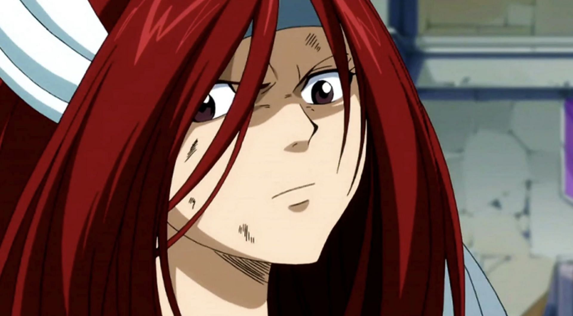 Erza Scarlet as seen in anime (Image via A-1 Pictures)